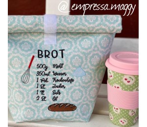 Stickdatei - Brot Liebe - Brotrezept